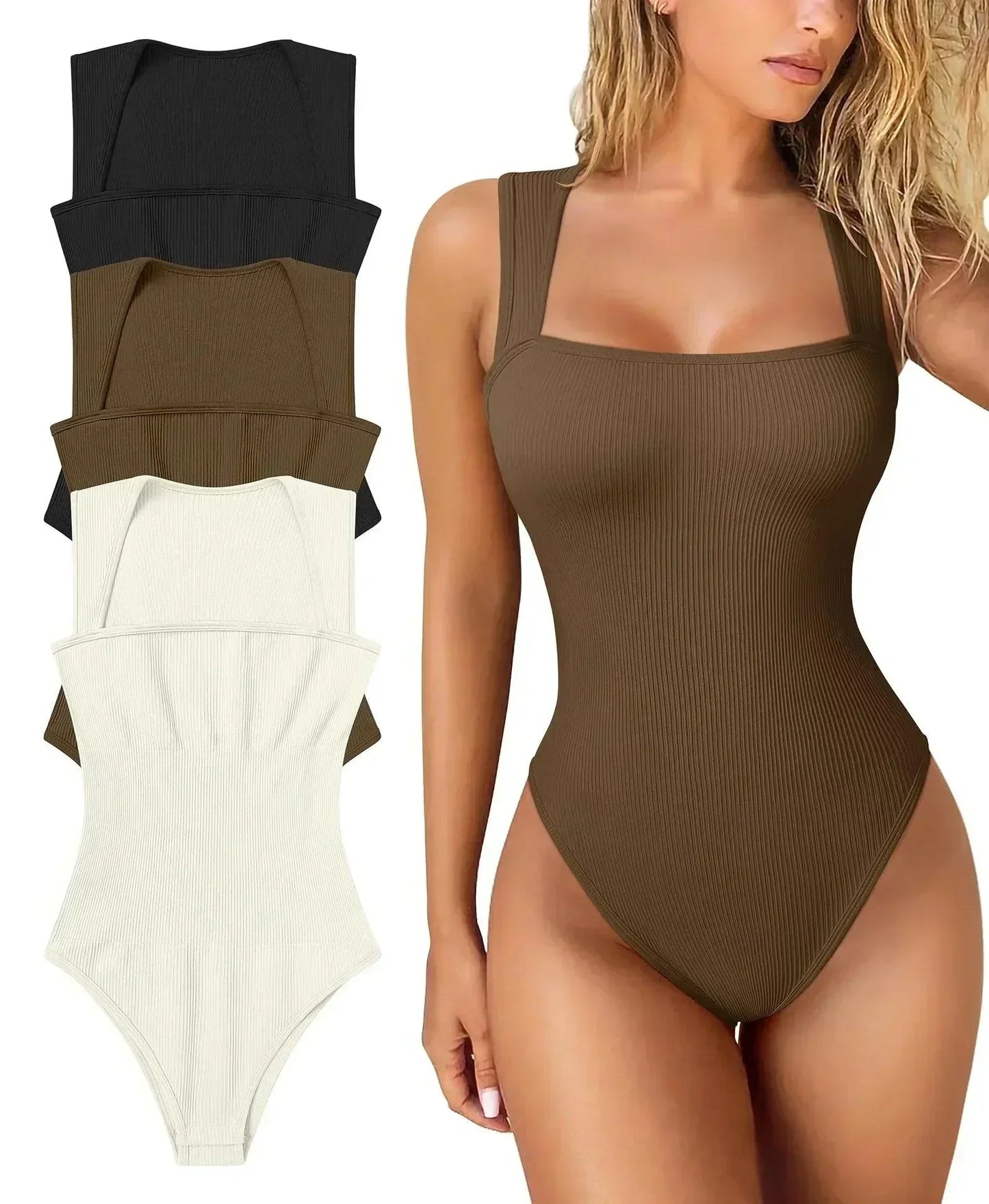 (Super Promo: Compre 2 e Leve 3) Body Evelyn™ com Efeito Modelador de Alta Compressão / Prende e Modela As Temidas Gordurinhas que Toda Mulher Odeia!