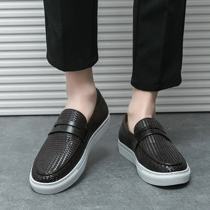 Mocassim Alessandro™ em Material Sintético Premium com Solado Leve / Conforto Inteligente para o Dia Inteiro