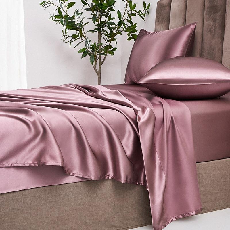 Jogo de Cama em Cetim 4 pçs - LuxorSilk / Onde o Luxo Encontra o Conforto!