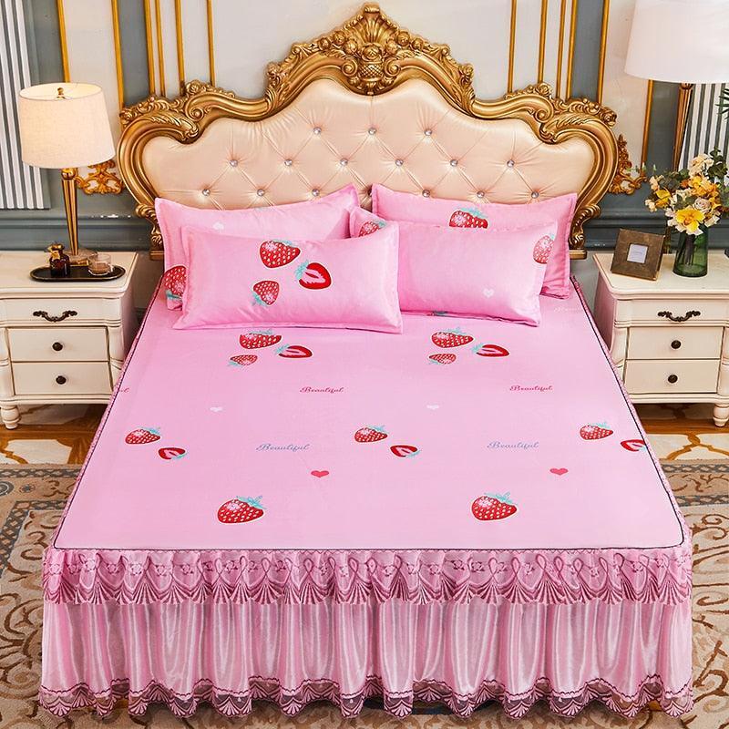Conjunto Reino Encantado / 3 Peças em 100% Cetim