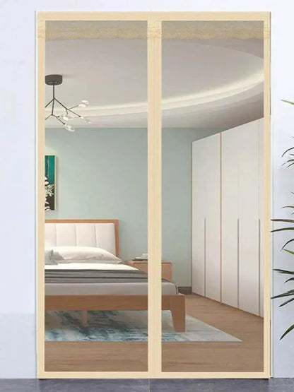 Cortina de Porta Magnética Modern Lar™ Fechamento Automático e Instalação sem Furos/ Diga Adeus aos Mosquitos e Mantenha Seu Ambiente Arejado e Livre de Pragas!