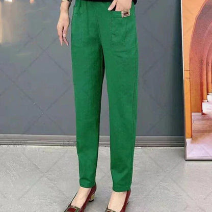 Calça Santini™ - Conforto Clássico / A Silhueta Perfeita em Sarja!