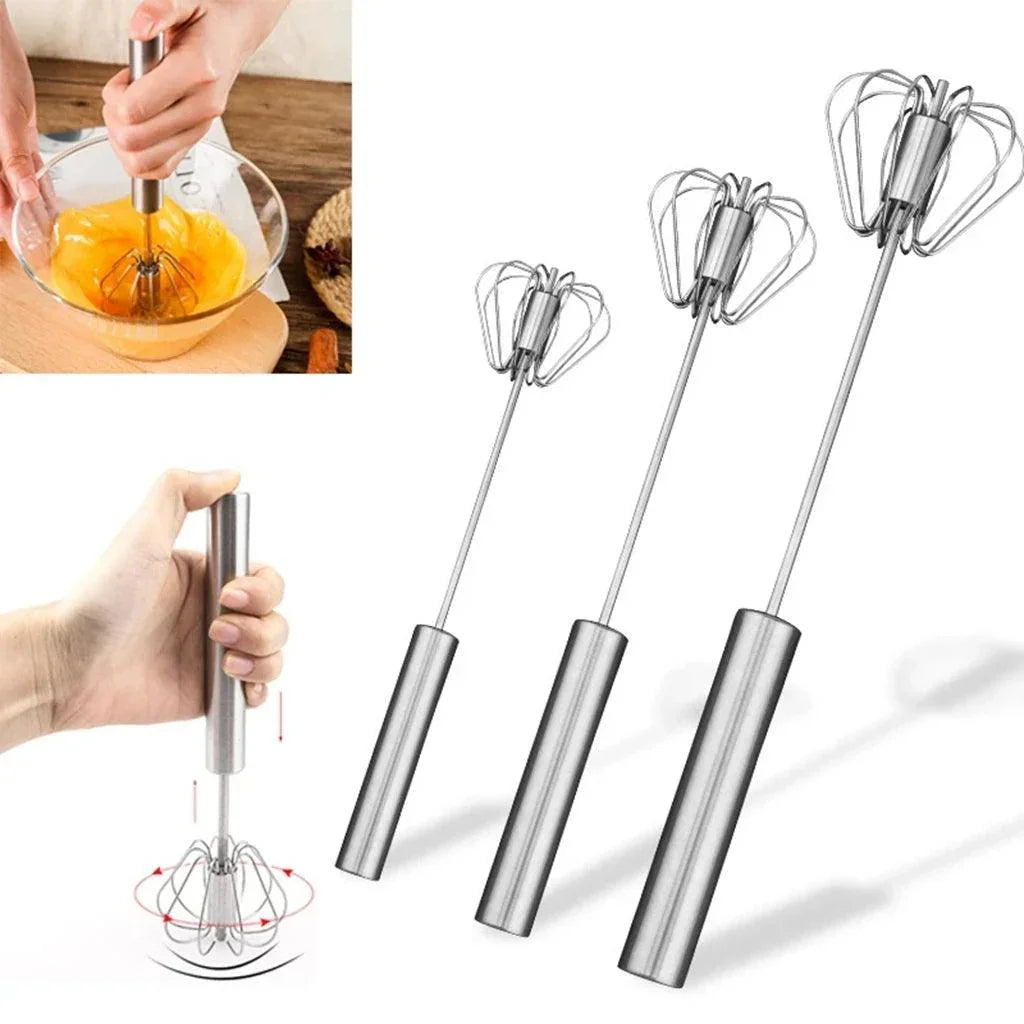 ( Compre 1 e Leve 2) Misturador Semiautomático MixFácil™  em Aço Inoxidável / A Praticidade que Transforma o Preparo!
