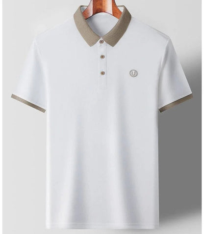 Camiseta Polo em Seda Gelo - Huracán / Descubra a Exclusiva Camiseta Polo em Seda Gelo que une  Elegância e Conforto em Uma Só Peça!