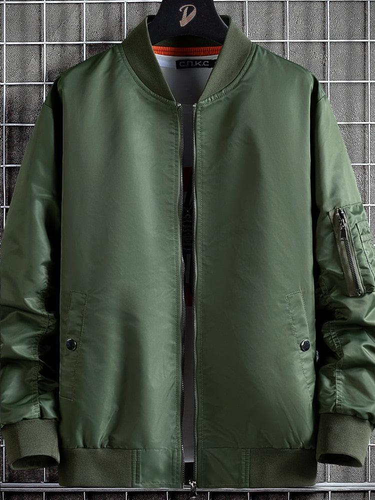 Jaqueta Bomber Classic - Jaqueta da Alto Padrão Estilo Americana