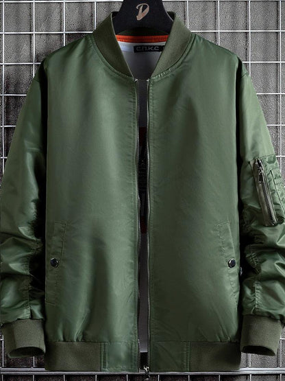 Jaqueta Bomber Classic - Jaqueta da Alto Padrão Estilo Americana