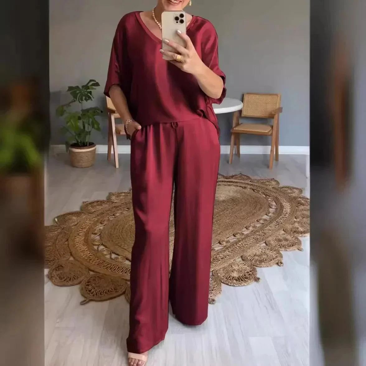 Conjunto Dubai™ em Cetim Luxuoso / Brilho, Conforto e Sofisticação para Cada Ocasião!