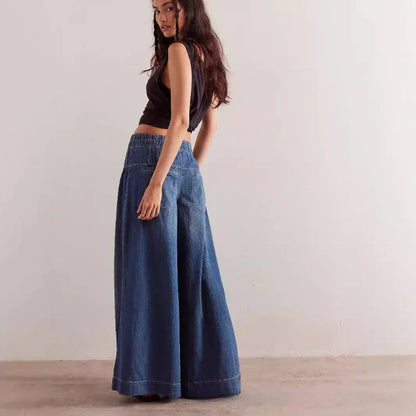 Calça Feminina Solen™ em Jeans Macio com Cintura Alta Modeladora