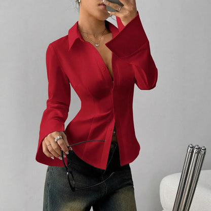 Camisa Corvielle™ com Corte Elegante e Acabamento Premium