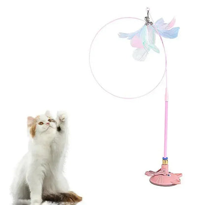[Compre 1 e Leve 3] Brinquedo Interativo para Gatos com Ventosa / Estímulo, Alívio de Ansiedade e Diversão para Pets de Energia Intensa!