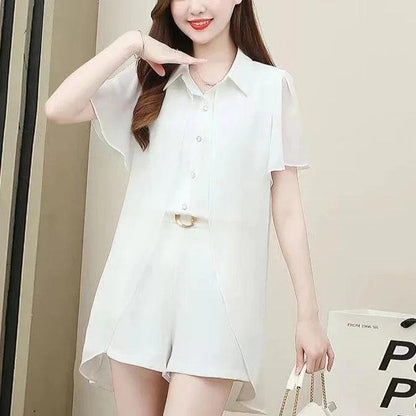 Conjunto Sofisticado Celeste™  em Chiffon de Seda / Com Toque Suave e Elegância Atemporal para o Dia a Dia!