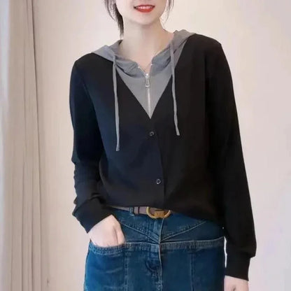 Jaqueta Cardigan Fátima™ Elegância Casual  / Estilo e Aconchego em Uma Peça Única!
