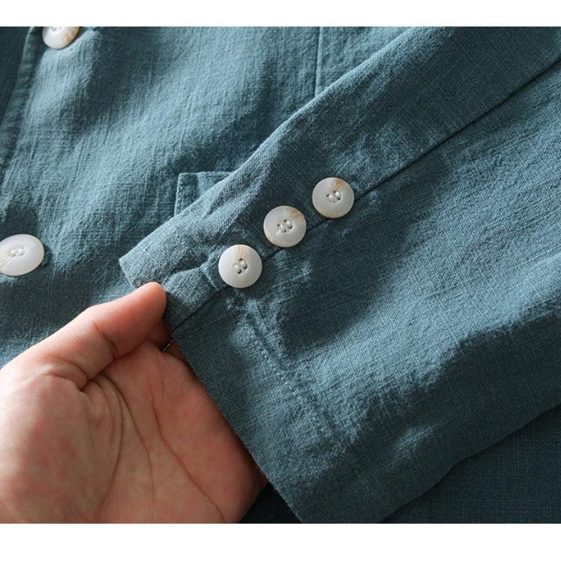 Blazer Masculino em Algodão e Linho - George / Estilo e Conforto se Encontram em Nosso Mais Novo Blazer George!