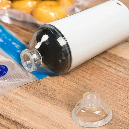 Seladora a Vácuo Modern Lar™ com Sacos Reutilizáveis e Sistema Portátil USB / Conserve Seus Alimentos por Muito Mais Tempo!
