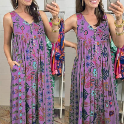 Macacão Jurema™ com Pantalona Ampla e Cores Vibrantes / O Toque de Leveza para Seus Dias Radiantes!