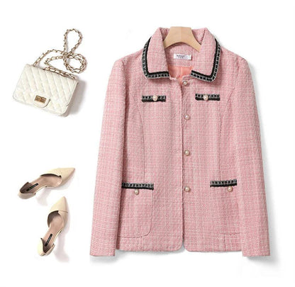 Casaquinho Francês Camille™ Estilo Blazer em Algodão / Sofisticação, Conforto e Elegância para o Inverno 2024!