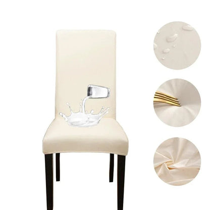 Kit de Capas de Cadeira Palace™ em Couro Ecológico / Suas Cadeiras com Visual Requintado em Poucos Instantes!
