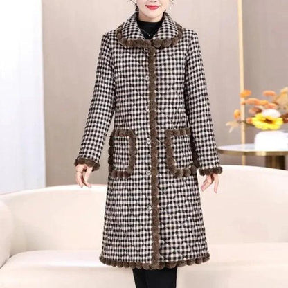 Casaco Bordeaux™ em Sherpa e Algodão / Aconchego e Estilo para os Dias Mais Frios do Ano!