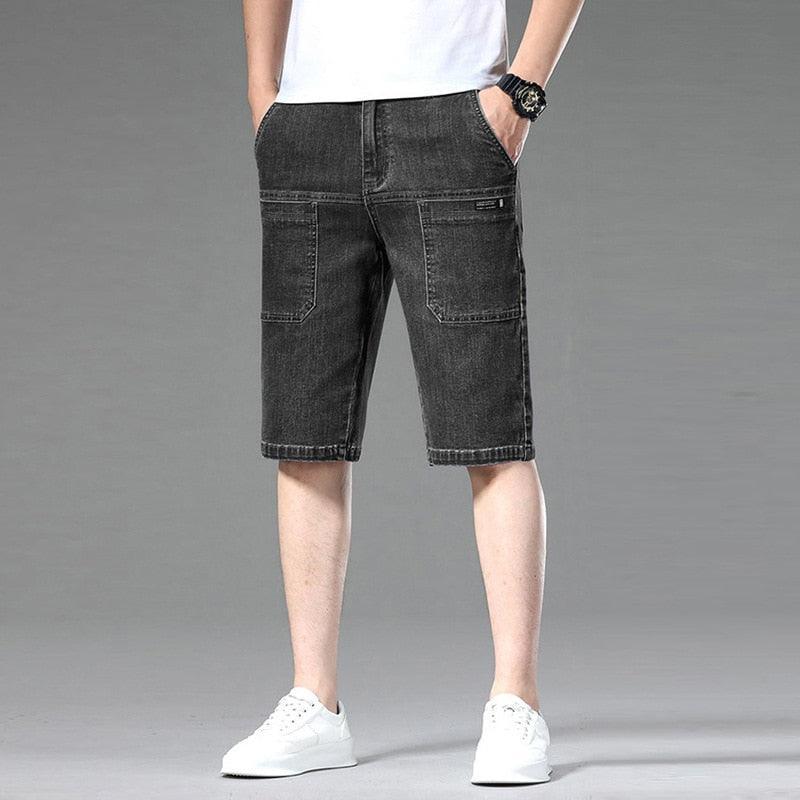 Bermuda Jeans Casual Leonidas™ / A mais versátil, confortável e estilosa para você usar no dia a dia!