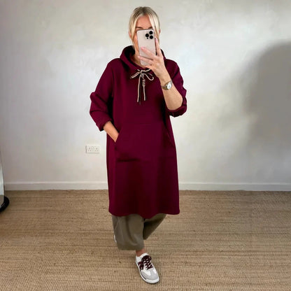 Moletom Dalen™ Estilo Vestido com Design Urbano