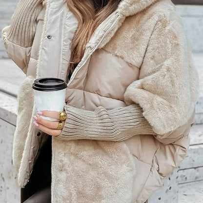 Casaco Berlin™ com Puffer Premium e Acabamento Peluciado /  Aconchego Sofisticado Para Mulheres de Presença!