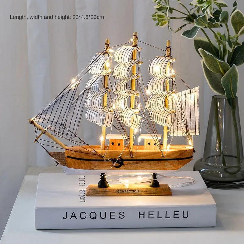 Barco Decorativo Veleiro - Orgulho Naval / A Opção Perfeita Para Decorar Qualquer Ambiente!