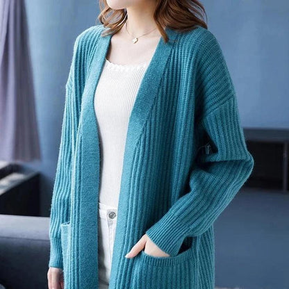 Casaco Estilo Cardigan Matilde™ em Tricot / Sofisticação e Aconchego para Todos os Momentos!