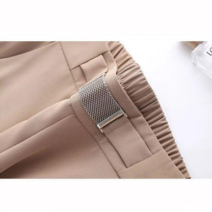 Calça de Alfaiataria Tiffany™ - Elegância com Corte Italiano para um Estilo Inigualável!