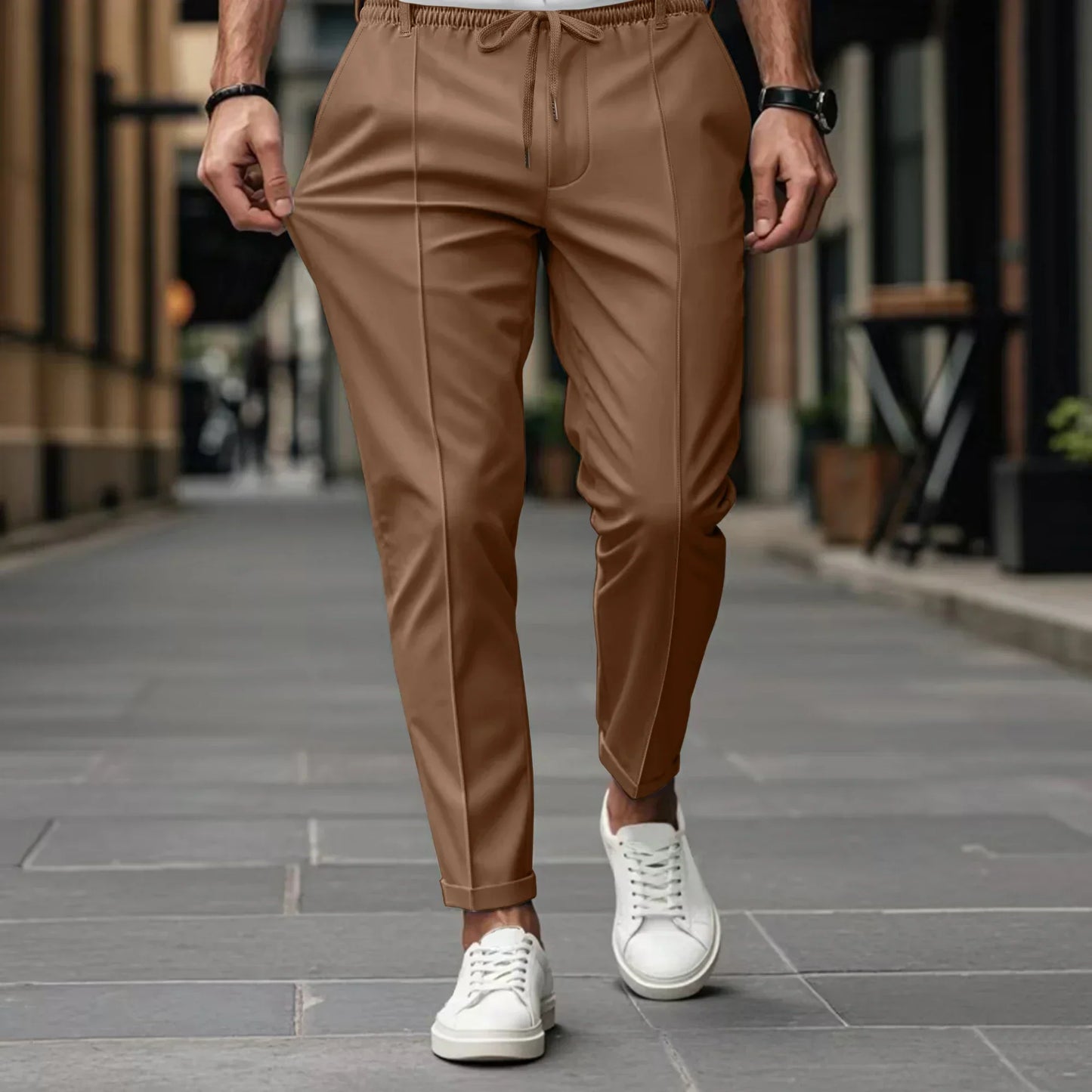 Calça Valerius™ Em Alfaiataria com Modelagem Confort / Minimalismo de Alto Padrão!