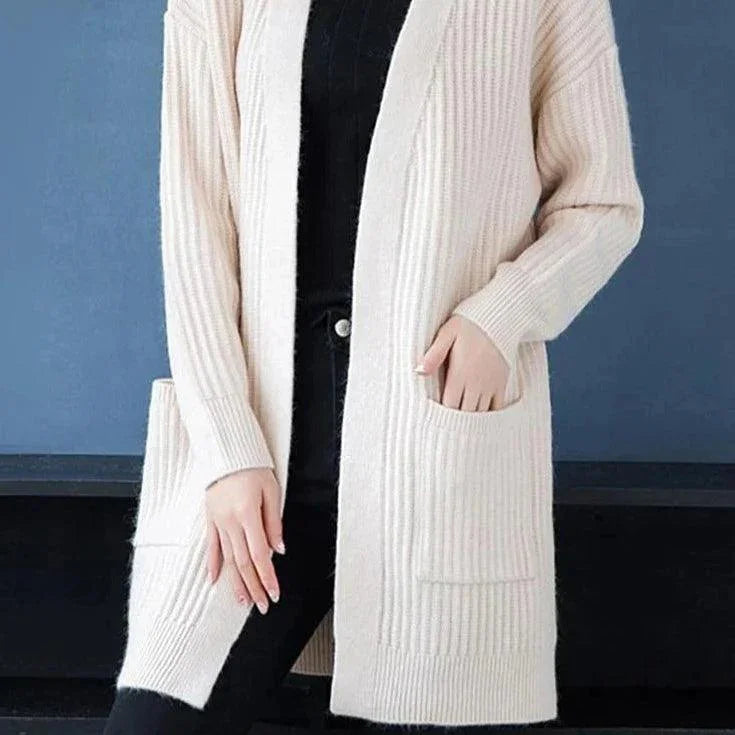 Casaco Estilo Cardigan Matilde™ em Tricot / Sofisticação e Aconchego para Todos os Momentos!