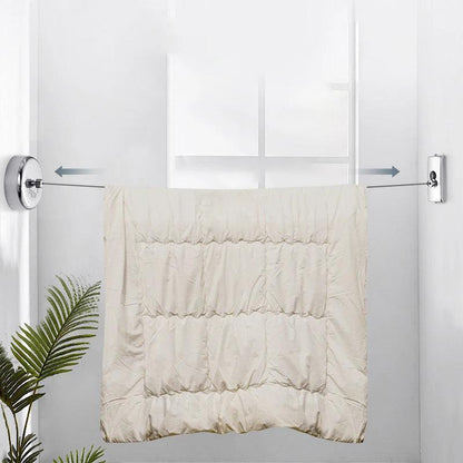 Varal Retrátil Modern Lar™ com Fio de Aço Super Resistente / Eficiência, Economia e Praticidade para Secagem Perfeita!