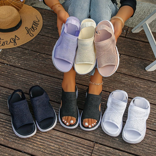 Sandália Comfortelle™ com Solado Anatômico e Leveza Premium