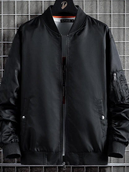 Jaqueta Bomber Classic - Jaqueta da Alto Padrão Estilo Americana