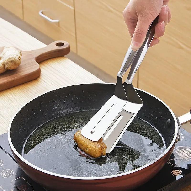 ( Compre 1 e Leve 2) Espátula Multiuso UniChef™ em Aço Inoxidável / A Versatilidade que Eleva Cada Receita!