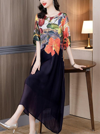 Vestido Floral Versalhes Moda Gringa / O Campeão em Luxo e Conforto!