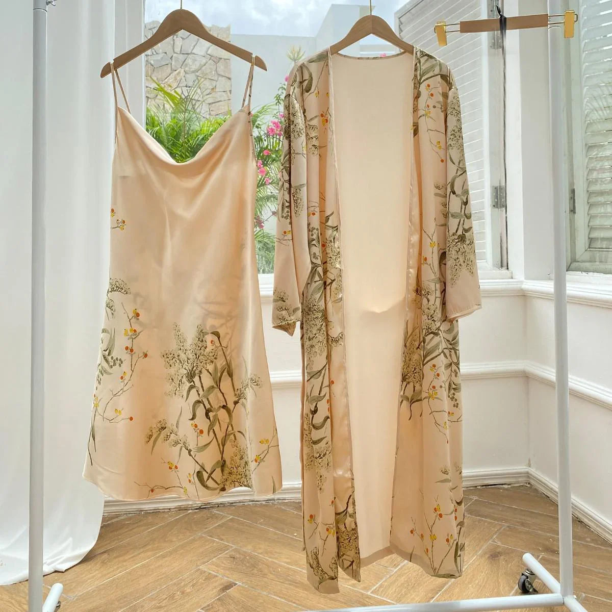 Conjunto Glamour Imperial em Cetim 4 Peças