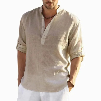 Camisa Em Linho Alto Padrão - Classe A / Toque de Sofisticação Que Seu Guarda Roupas Merece!