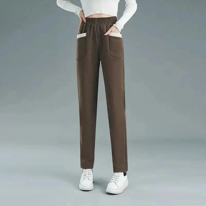 Calça BelleChic™ em Cotelê Aveludado / Estilo, Charme e Conforto para a Mulher Moderna!