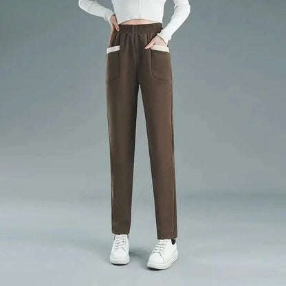 Calça BelleChic™ em Cotelê Aveludado / Estilo, Charme e Conforto para a Mulher Moderna!