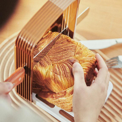 Fatiador para Pães Modern House™ / Corte Perfeito e Uniforme em Cada Fatia!