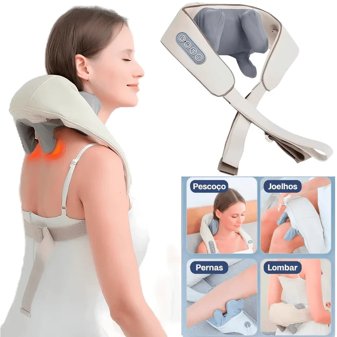 Massageador Supremo Relax™ Conforto Supremo / Inovação em Bem-Estar!