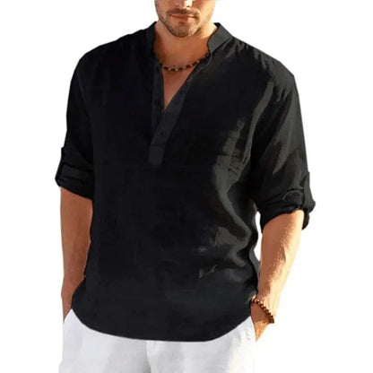 Camisa Em Linho Alto Padrão - Classe A / Toque de Sofisticação Que Seu Guarda Roupas Merece!