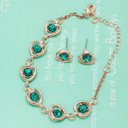 Conjunto Coração do Oceano/ A Escolha Ideal para Revelar sua Elegância e Sofisticação em Qualquer Evento!