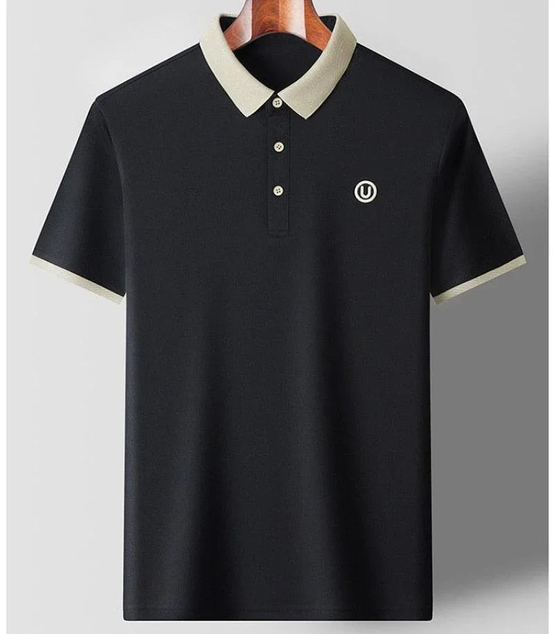 Camiseta Polo em Seda Gelo - Huracán / Descubra a Exclusiva Camiseta Polo em Seda Gelo que une  Elegância e Conforto em Uma Só Peça!