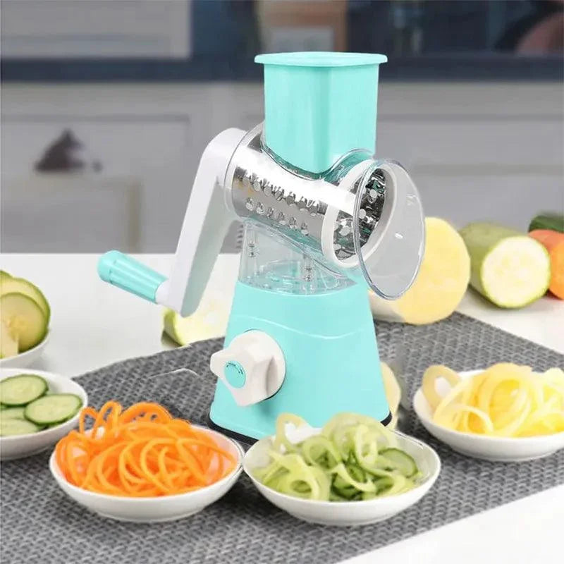 Novo Fatiador de Legumes Multifuncional CortaFácil™