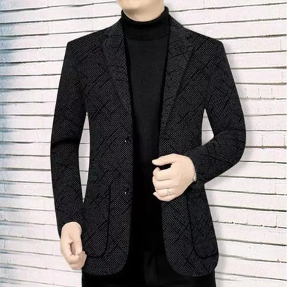 Blazer de Luxo Lancelot™ com Corte Ajustado / Elegância e Sofisticação Elevadas a um Novo Nível de Conforto e Estilo!