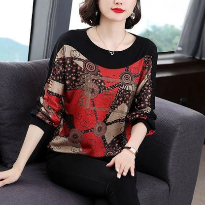 Blusa Luísa™ com Detalhes Abstratos / Sofisticação e Conforto para a Mulher Contemporânea!