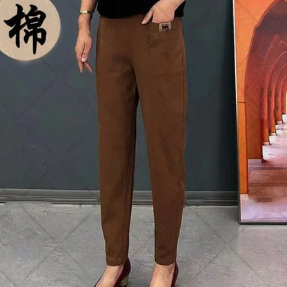 Calça Santini™ - Conforto Clássico / A Silhueta Perfeita em Sarja!