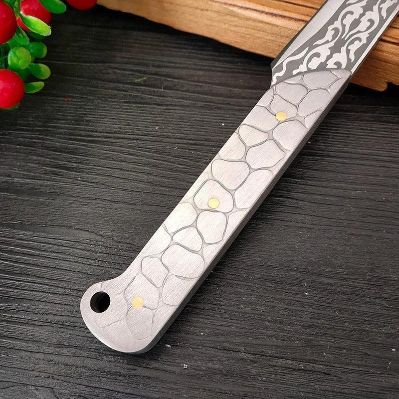 (Promoção: Compre 1, Leve 2)  Faca Longa com Lamina Japonesa Muzan™ / Precisão Artística e Elegância Milenar para os Melhores Cortes!