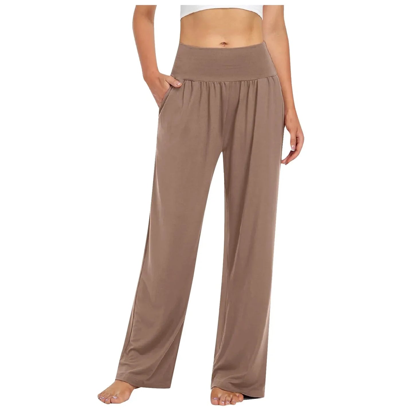 Calça Belle Comfort™ Com Cós Elástico e Modelagem Pantalona